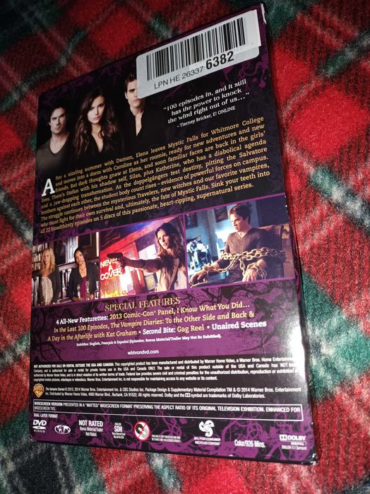 DVD Vampire Diaries/Os Diários do Vampiro Season 5/Temporada 5