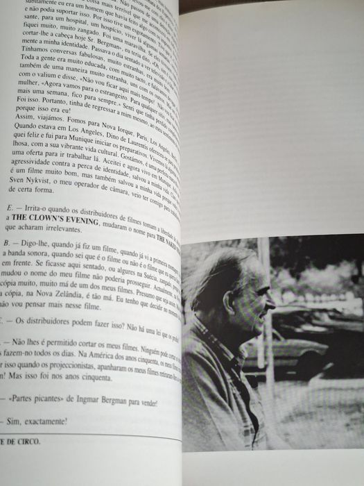 Grande livro álbum sobre o realizador Ingmar Bergman