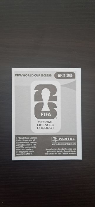 Cromo futebol de Giuliano Simeone(Mundial 2026)da Panini