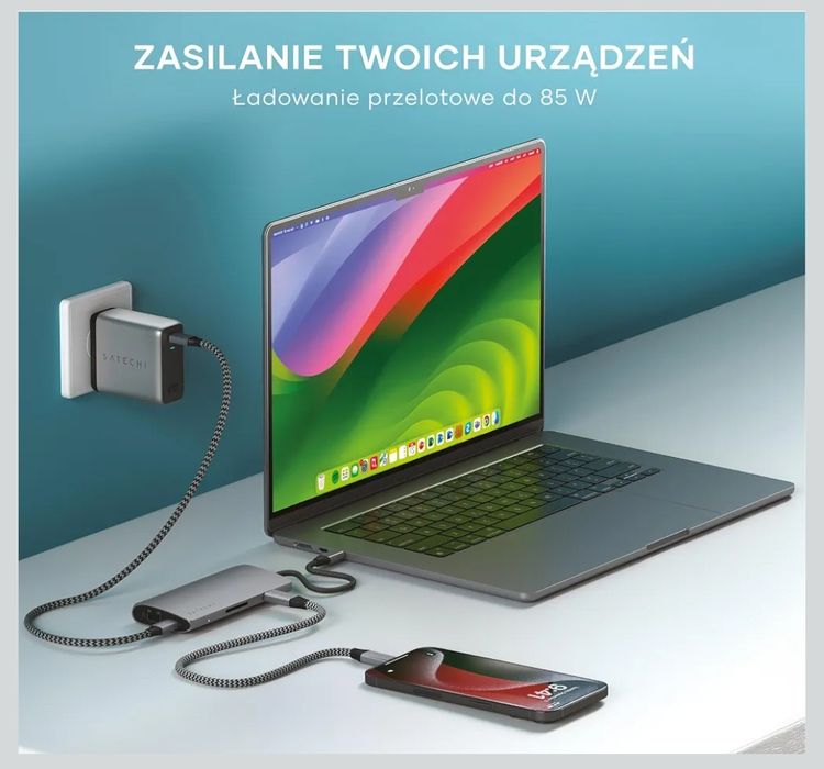 SATECHI Hub USB-C V3 8 w 1