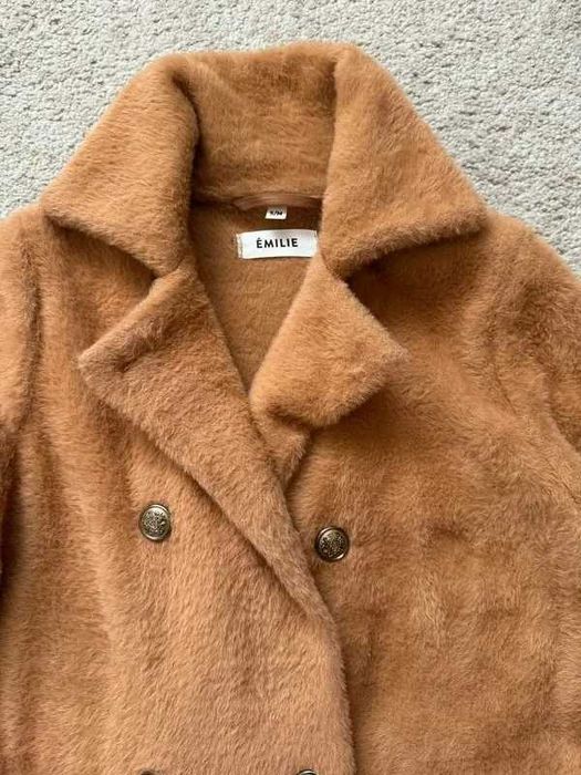 Rudy płaszcz z alpaki Emilie Atelier rozmiar S/M