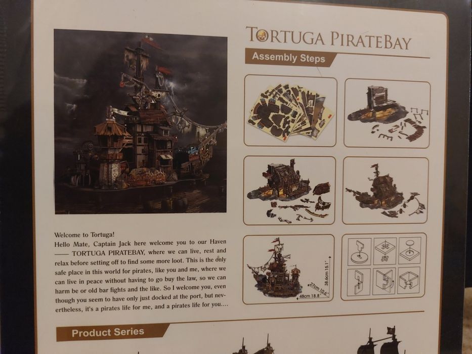 3D пазл Пиратский корабль Тортуга