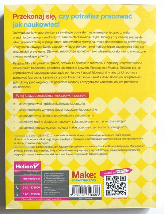 Domowe laboratorium naukowe. Zrób to sam, Oskay, Barrett, jak NOWA HIT