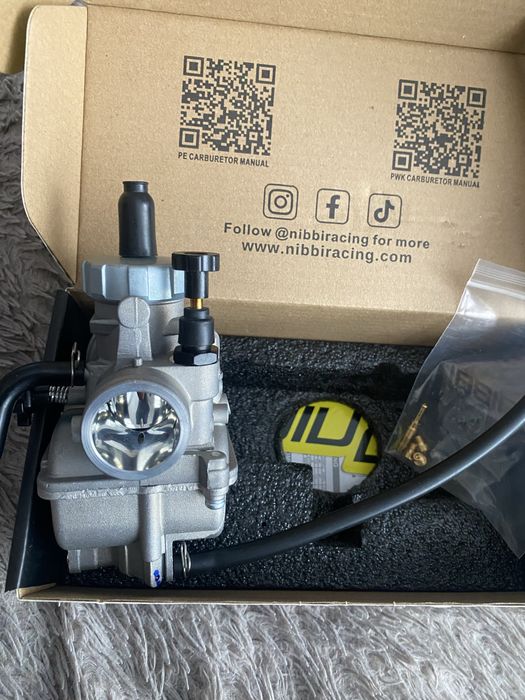 Карбюратор nibbi pe24,pe28 bajaj boxer, пітбайк, Оригінал