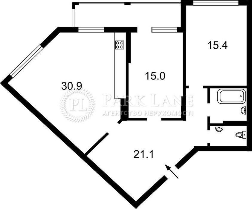 ЖК Eco Dream, 3-к 96 м2, Живописна, 3. Метро Житомирська !