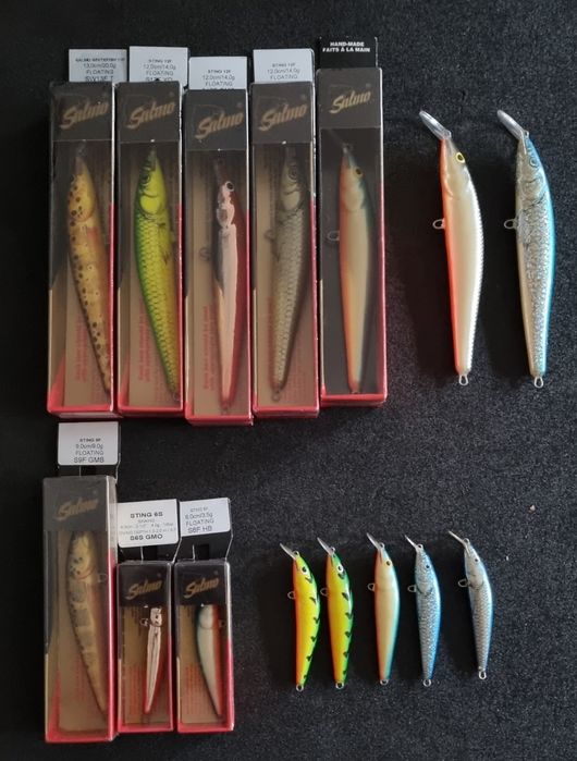 Stare Salmo Sting 12,9,6 bez grzechotek - komplet