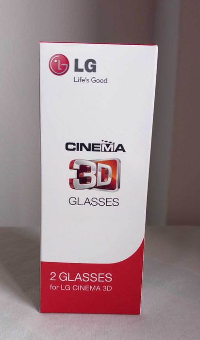 Óculos 3D Pack 2 unid. LG NOVOS