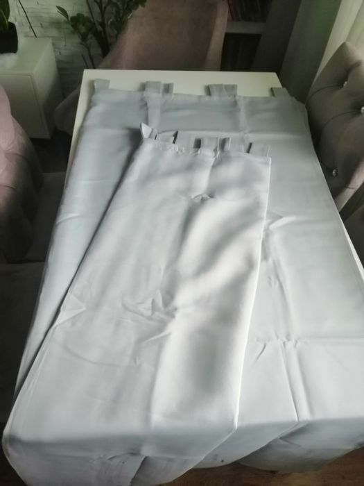 NOWE Zasłony na szelkach 2 sztuki 140x160cm
