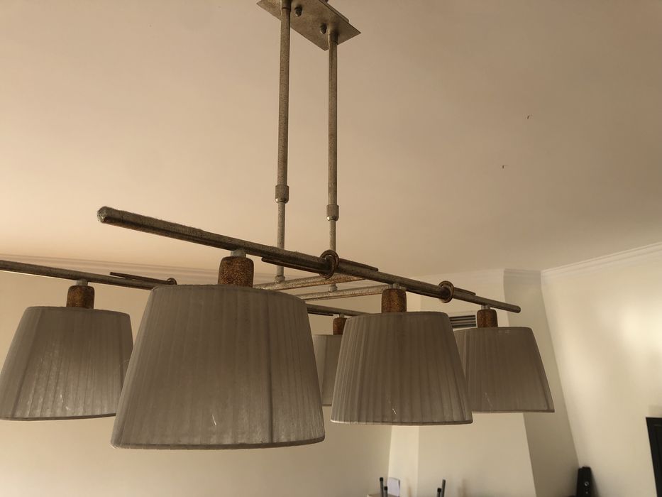 Candeeiro de tecto para Sala com 6 led incluidas