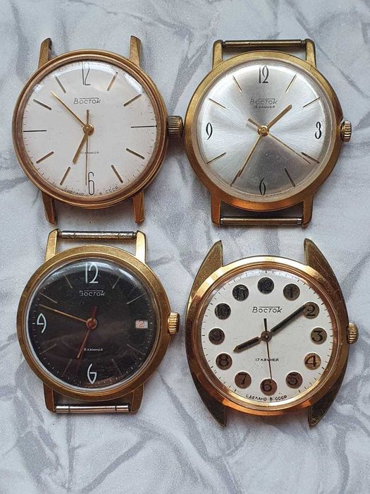 Часы Восток Au 20, Восток Амфибия и Vostok Red Sea 31 jewels