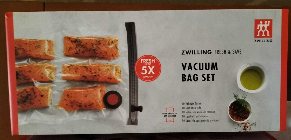Conjunto Zwilling - Vacuum Bag Set e Vacuum Pump (NOVO)