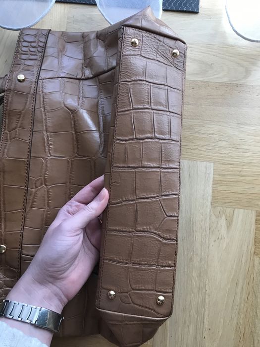 Skórzana torba ralph lauren