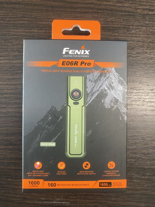 Наключний ліхтар Fenix E06R PRO