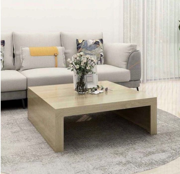 Stolik kawowy, kolor dąb sonoma, 100cm/100cm