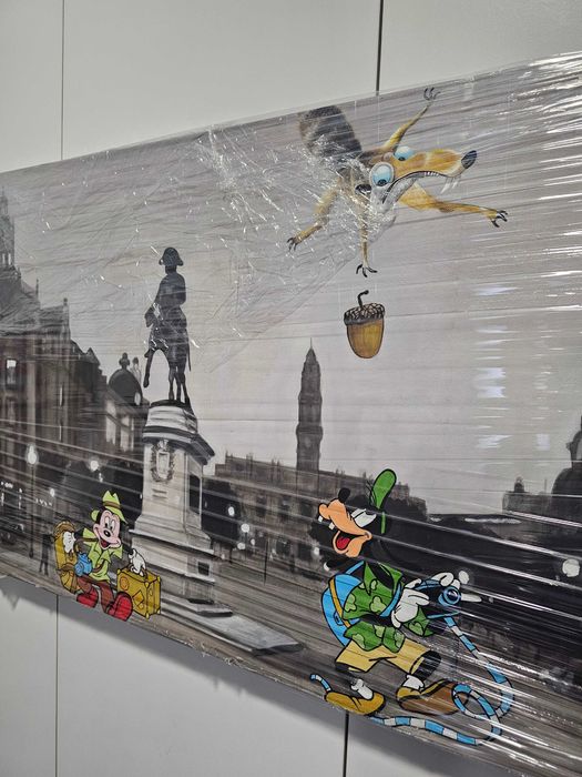 Pintura a óleo sobre tela - Aliados