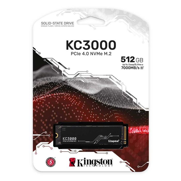 SSD-диск Kingston KC3000 3D NAND TLC 512GB M.2 NVMe x4 ОПИС