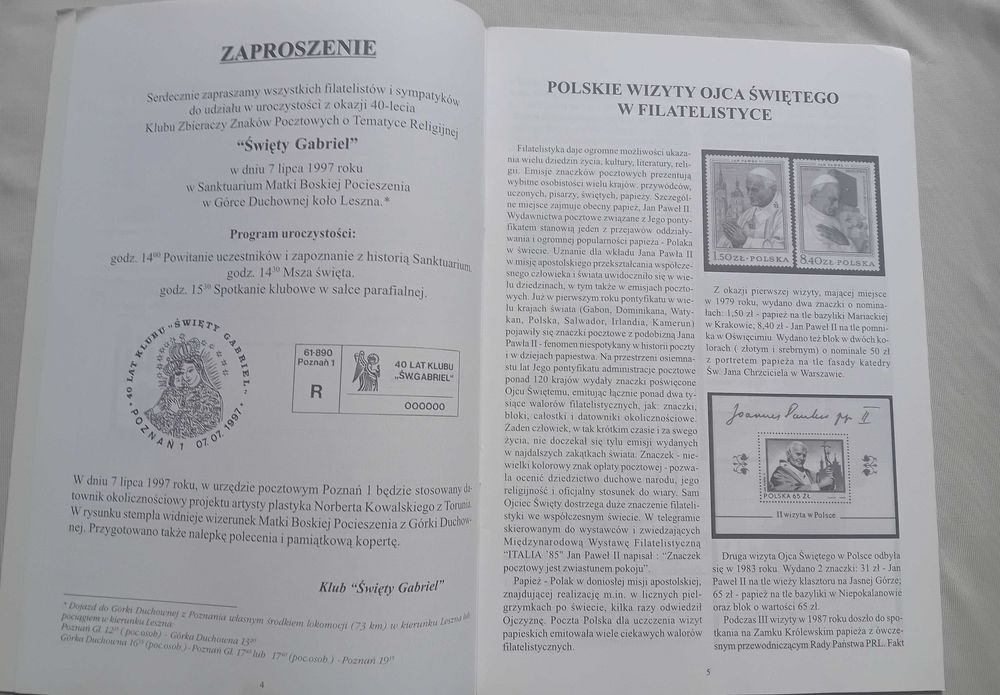 Kwartalnik Filatelista Kaliski, nr 2 (54), kwiecień-czerwiec 1997. Rok XVII.