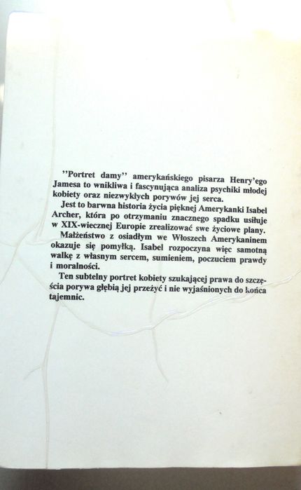 Książka Portret damy Henry James