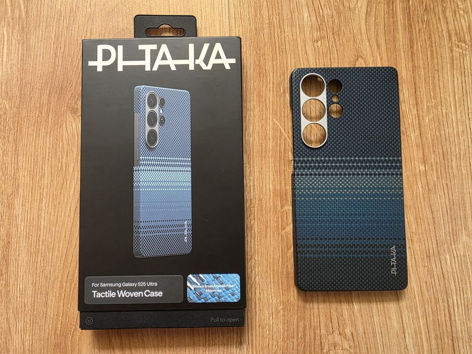Oryginalne etui Pitaka Tactile Wowen Case (Moonrise)z Magsafe dla Samsung Galaxy S25 Ultra