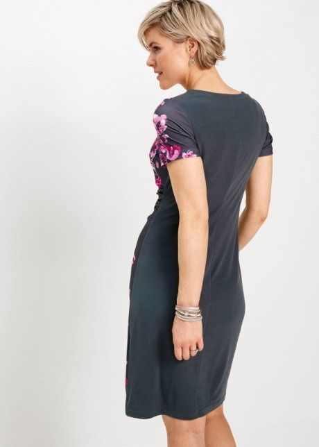 Sukienka elegancka z kwiatami r.40/42