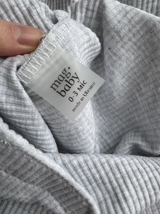 Євро пелюшка на липучках з шапочкою magbaby 0-3 місяці