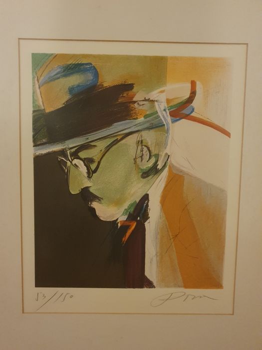 Fernando Pessoa com moldura ou sem