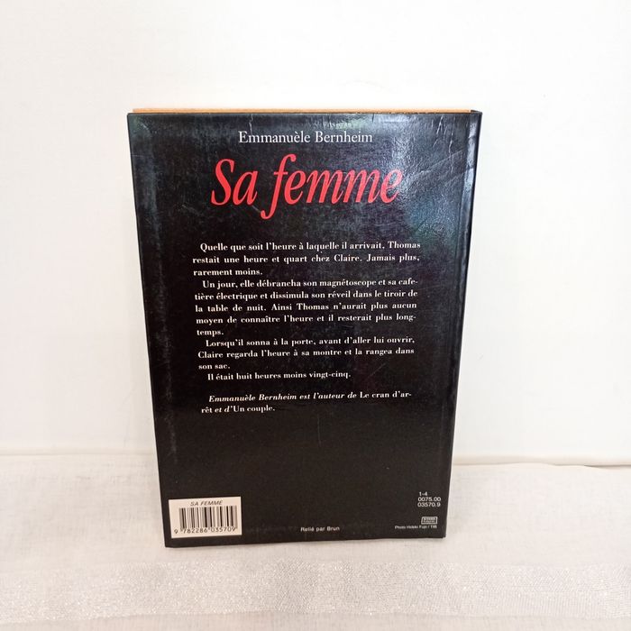 Sa Femme. Emmanuele Bernheim