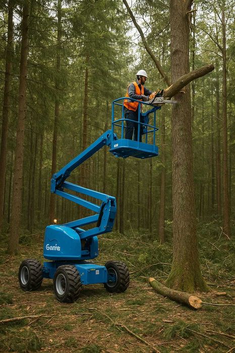 Wycinka drzew pielęgnacja zieleni usługi/prace ładowarką-podestami