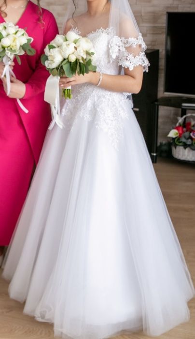Biała suknia ślubna 34/36