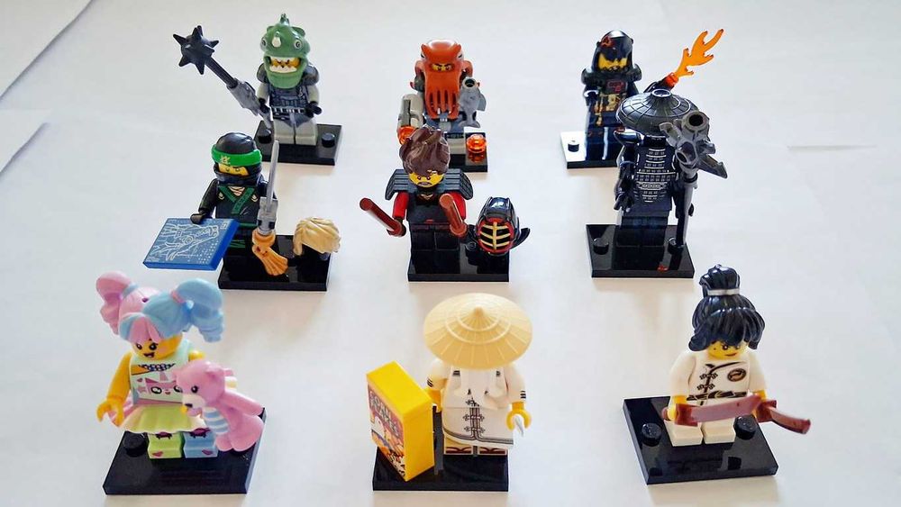 Lego 71019 The LEGO Ninjago Movie Nove Minifiguras colecção novas
