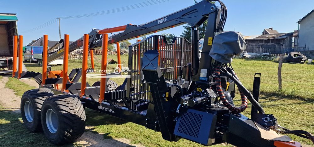 BMF10T2 Pro 720 Prehydraulik Przyczepa Leśna Zrywkowa Chłodnica Oleju