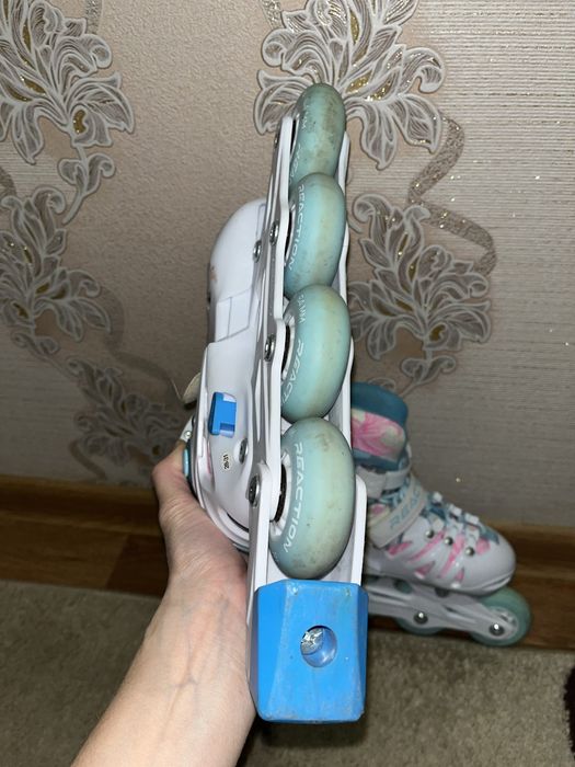 Ролики Reaction дитячі в гарному стані (для дівчинки )