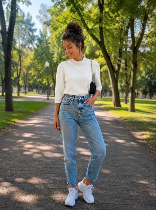 Топ Zara джинси H&M розмір XS- S футболка H&M