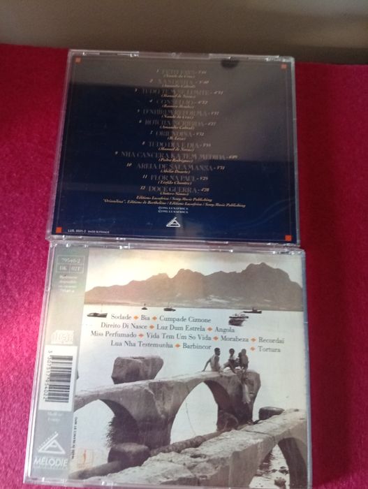 Conjunto de CDs musica Cesária Évora