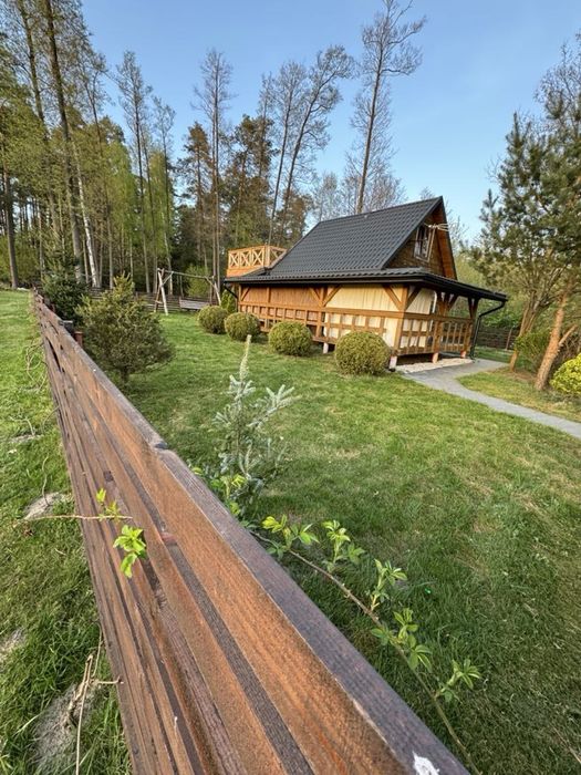 Domek letniskowy nr 1 z jacuzzi (termobania), sauna, staw, 7-osobowy