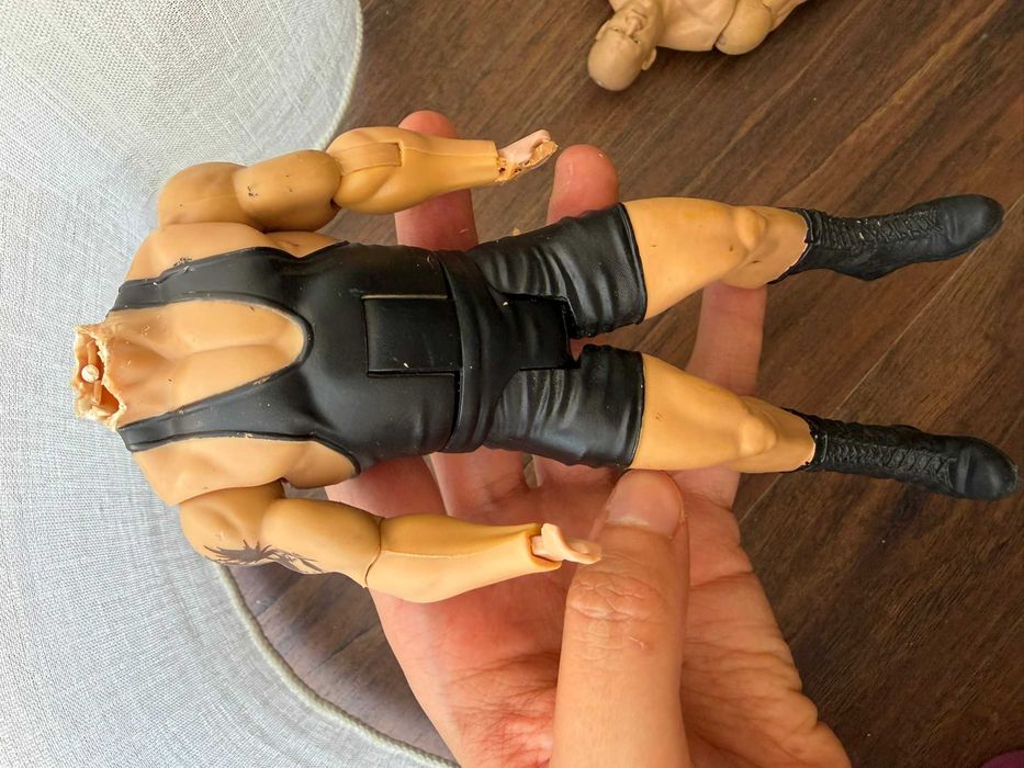 conjunto partes bonecos wwe wrestling mattel figuras brinquedos