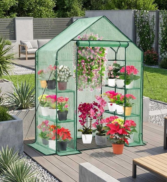 Szklarnia Tunel Foliowy Mocny Ogród Balkon Rośliny Kwiaty zioła