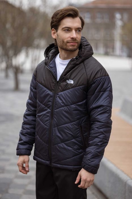 Куртка чоловіча TNF чорно-синя