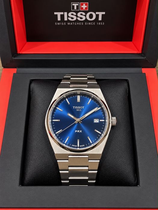 Relogio Tissot PRX Azul escuro
