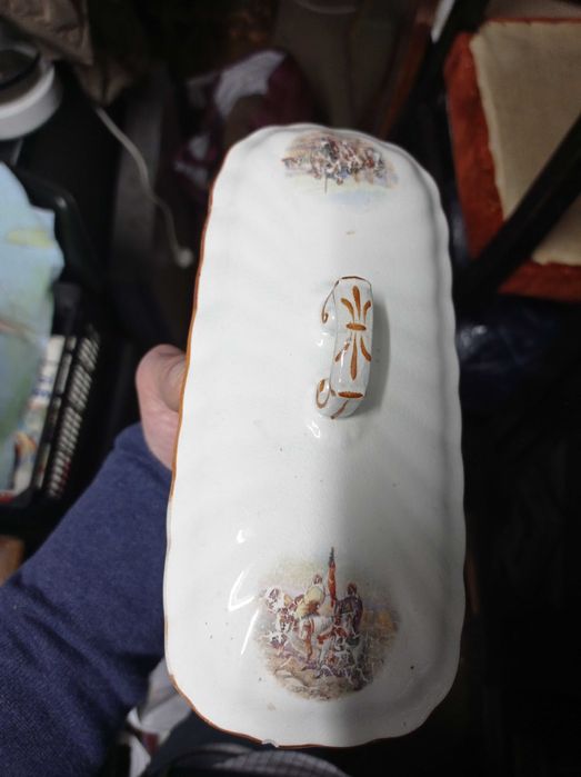 Caixa Escova Dentes Antiga Loiça Sacavém