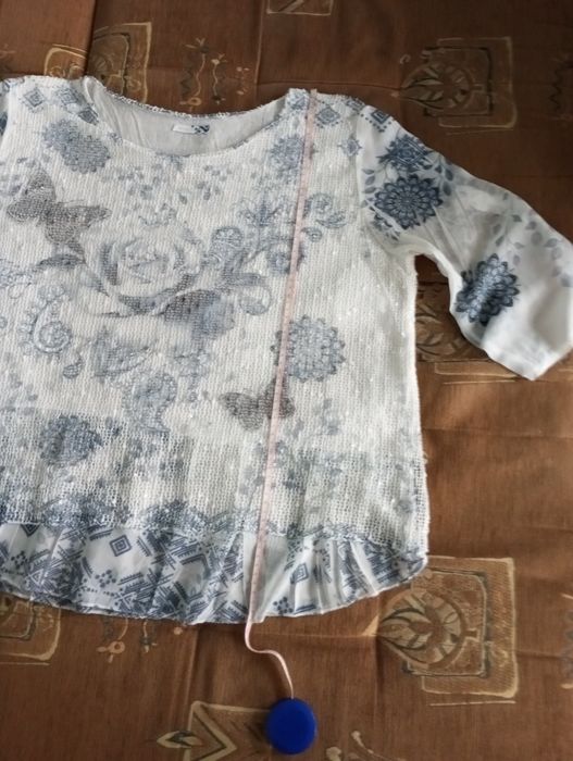 Bluzeczka w kwiaty xxxl