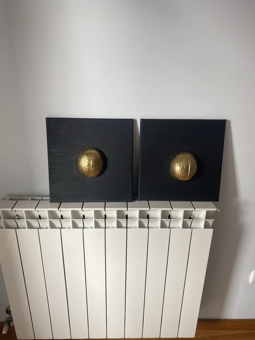 Telas em acrilico com arte 3D