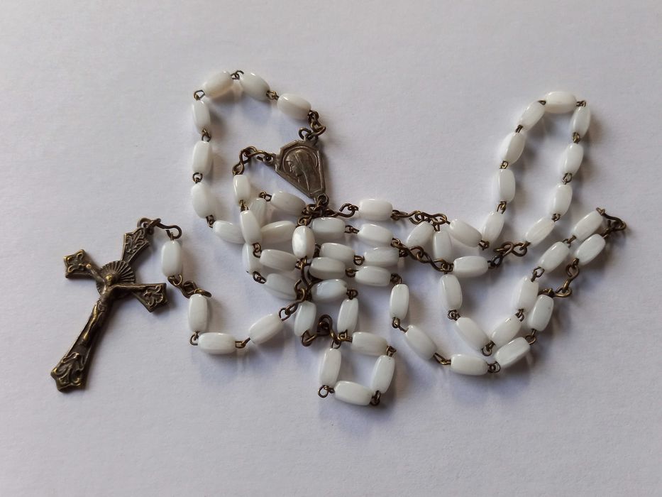 Stary różaniec made in Italy