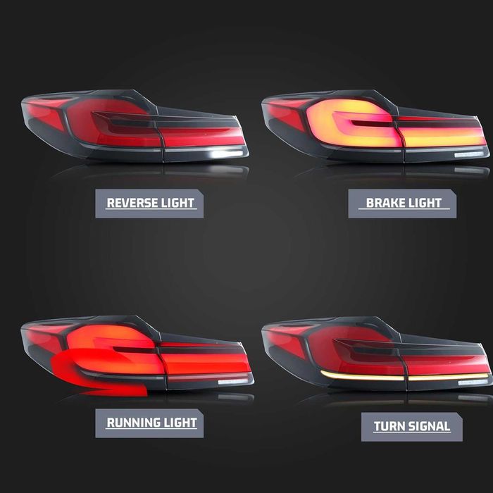 Задні ліхтарі BMW 5 G30 2017-2020 LED стопи LCI 2020+