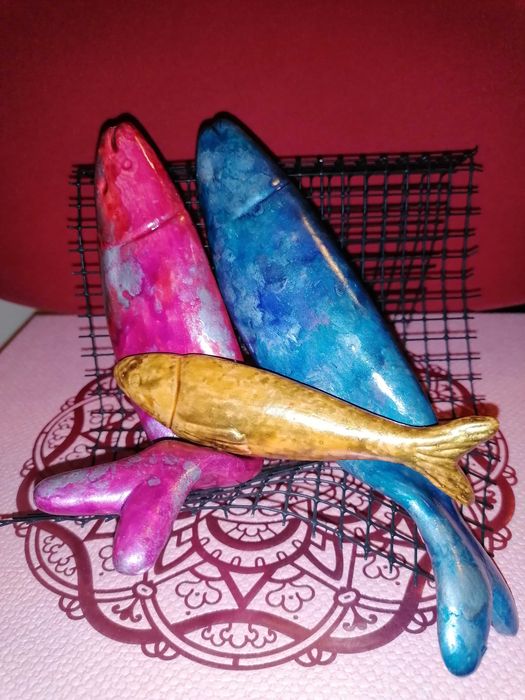 Presépio Galos de Barcelos em Cerâmica