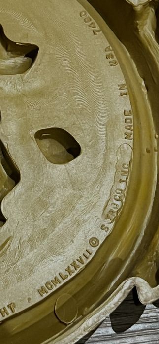 Placas Syroco Florais Douradas USA