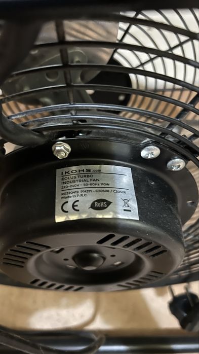Ventoinha Ikohs Create eolus turbo industrial fan 220-240V - 50-60Hz TOW