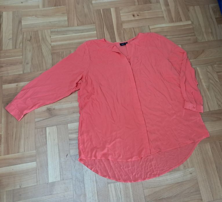 Bluzka koszulowa długi rękaw  -18/20  (100% wiskoza)