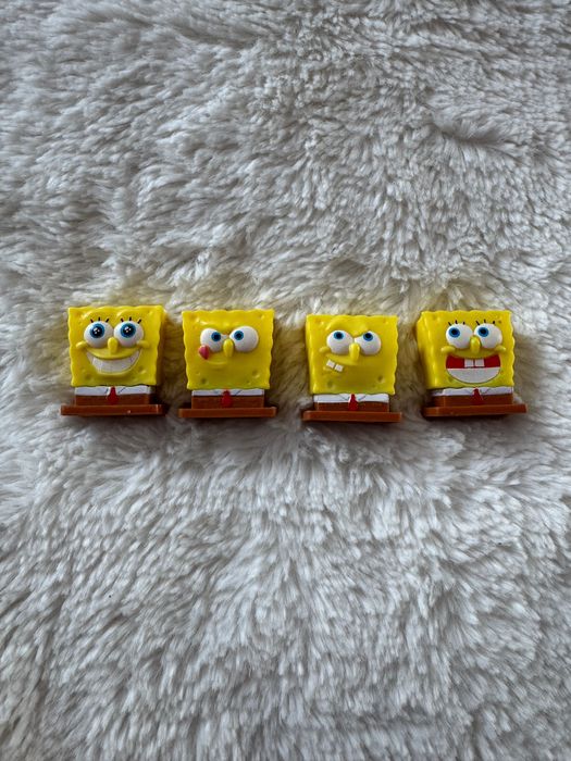 Spongebob Figurki stemple pieczątki 4 sztuki Viacom