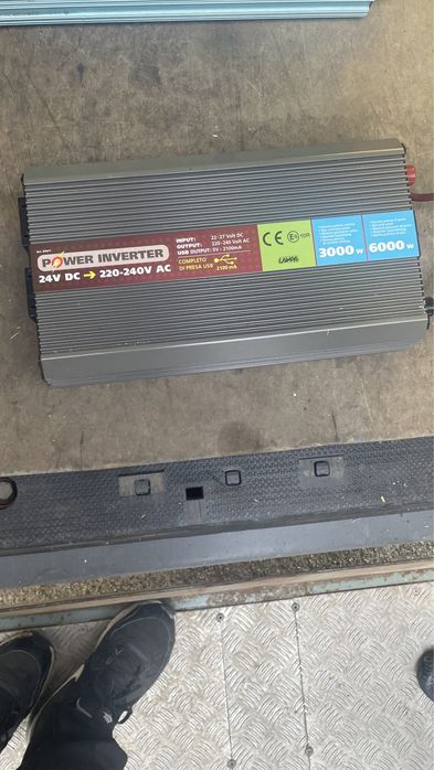 Conversor 24v para 220v 6000w de pico